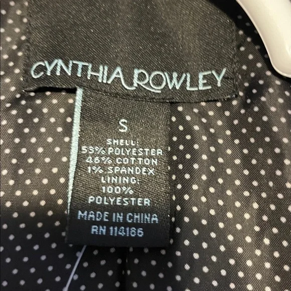 Cynthia Rowley  Charcoal Double-Breasted Coat - Picture 4 of 5